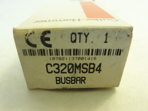 Cutler-Hammer C320MSB4; Terminal Block; 65A; 600VAC