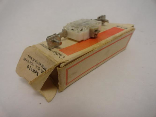 Cutler-Hammer D26MPR; Type M Relay pole; Normally Open