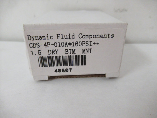 Dynamic Fluid Components CDS-4P-010A; Pressure Gauge 1.5"Face
