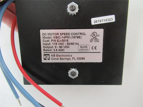 KB Electronics KBIC-14PM; DC Motor Control 115VAC Input