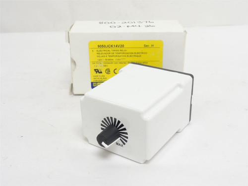 Square D 9050JCK14V20; Time Delay Relay 1.2-120 Seconds; 110V