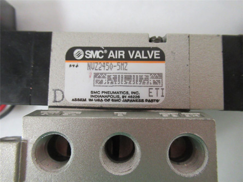 SMC NVZ2450-5MZ; Solenoid Valve 3 Pos 5 Port 24VDC