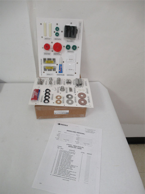 Dekka 79-011; Spare Parts Kit for Dekka 215/HS200