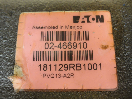 Eaton PVQ13-A2R-SE3S-20-CG-30-S46; Hydraulic Pump W/Motor