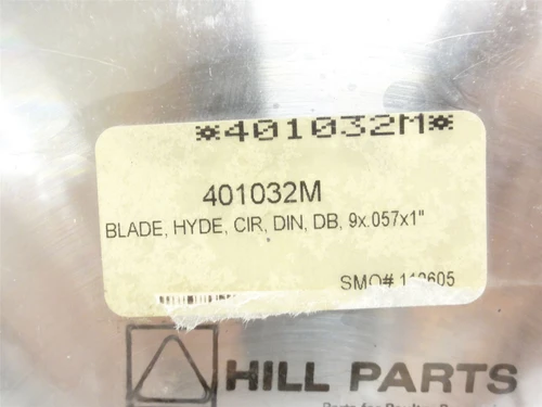 Hyde 401032M; Circular Blade; Size: 9"; Arbor Hole: 1"ID