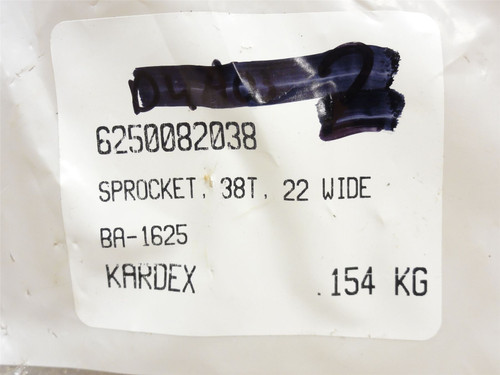 Baader 6250082038; Gear Sprocket; 38 Teeth; 15mm x 25mmID