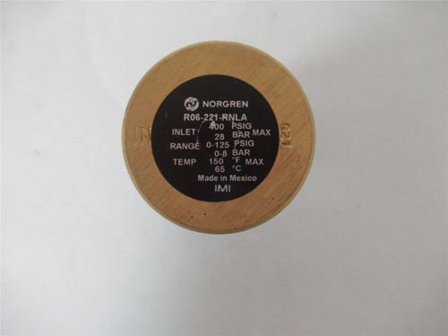 IMI Norgren R06221RNLA; Pneumatic Regulator 1/4"NPT  Brass