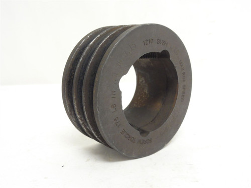 MFG- 3-3V-300-SH; Bushed V-Belt Pulley; 3Gr; Belt: 3V 3"OD