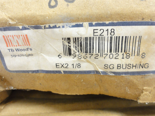 TB Woods E218; QD Bushing; 2-1/8"ID x 6" Flange OD