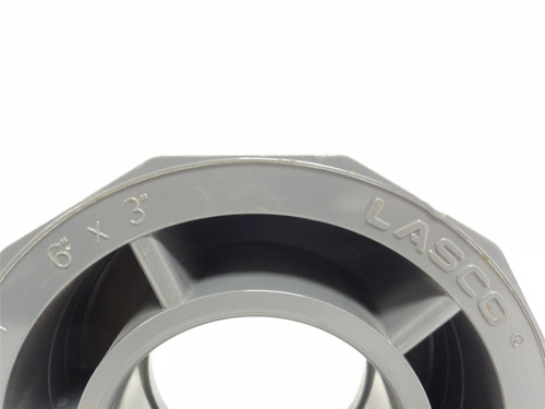 Lasko 837-530; Reducing Spigot; 6" x 3" SPG x S; Sch: 80