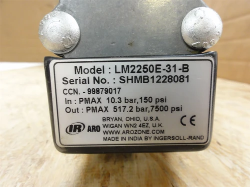 ARO LM2250E-31-B; Air Powered Grease Pump 50:1; 1.46GPM