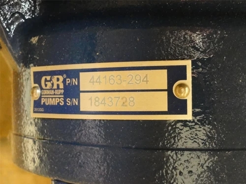 Gorman-Rupp 44163-294; Rotating Assembly For Pump; Size: 4"