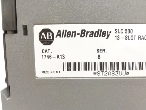 Allen-Bradley 1746-A13; Modular Mounting Chassis; 13 Slot