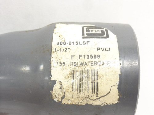 Spears 806-015LSF; Pipe Elbow; 90Deg; Sch: 80; 1-1/2" Socket