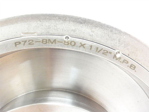 Power Drive P72-8M-50X1-1/2; Gear Pulley; 50mm Belt; 1-1/2"ID