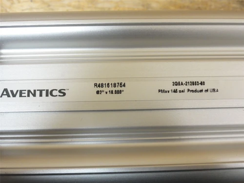 Aventics R481618764; Air Cylinder; 2"ID x 16" Stroke; 145PSI