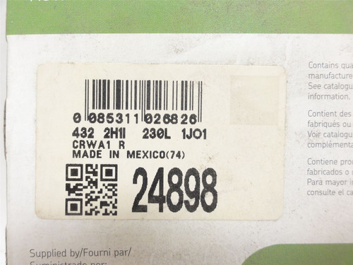 SKF 24898; Oil Seal 2-1/2"ID x 3-1/4"OD x 3/8" Width