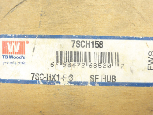 TB Woods 7SCH158; Sleeve Coupling Hub Spacer 1-5/8"ID Size: 7