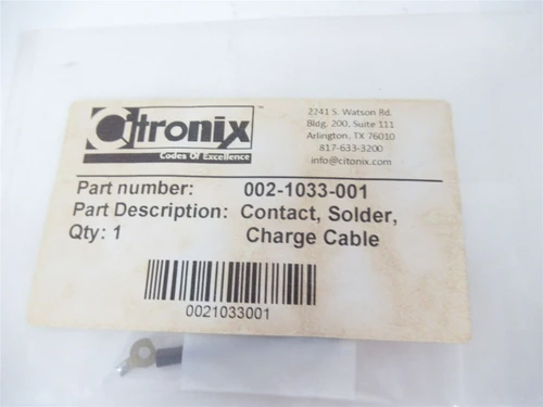 Citronix 002-1033-001; Contact Solder Charge Cable