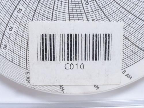 Dickson C010; Pack-60; Circular Paper Charts; 4" Diamter