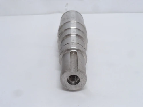 Marel NZ331483; Bone Saw Bottom Wheel Shaft; SS; 7-3/4" Long