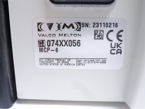 Valco-Melton MCP-6; Adhesive Pattern Control System 074XX056