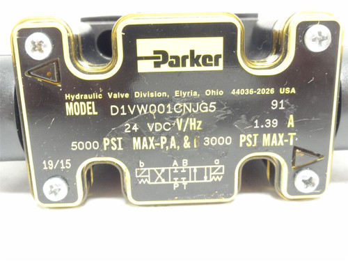 Parker D1VW001CNJG5; Directional Control Valve 3000PSI; 24VDC