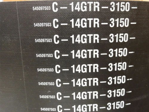 Continental 14GTR-3150; Gear Belt 3150mm Long x 9-7/8" Wide