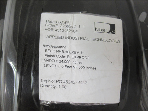 Habasit NHB-10EKBV11; Belt 24" Width 97.50" Length Flexproof