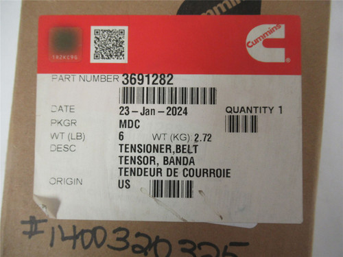 Cummins 3691282; Belt Tensioner