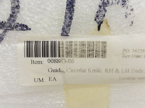 Marlen 008883-06; Guide; Circular Knife; RH/LH Ends