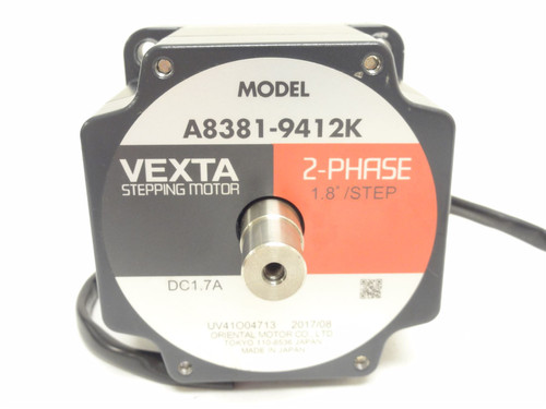 Oriental A8381-9412K; Stepping Motor 1.7VDC; 1.8Deg Step; 2PH
