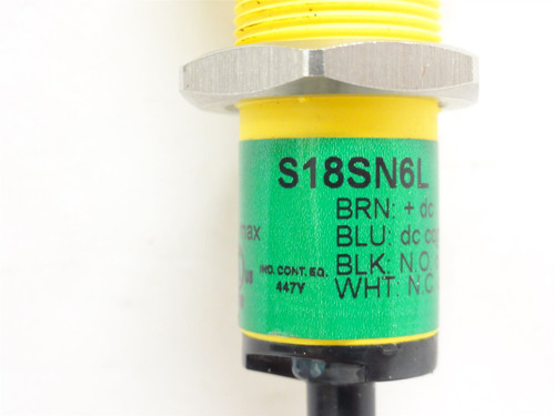 Banner S18SN6L; Photo Sensor 28556; 10-30VDC; 2m Wire Length