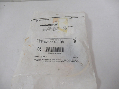 Allen-Bradley 42SML-7110-QD; PhotoSwitch 11-28VDC Red SRSB