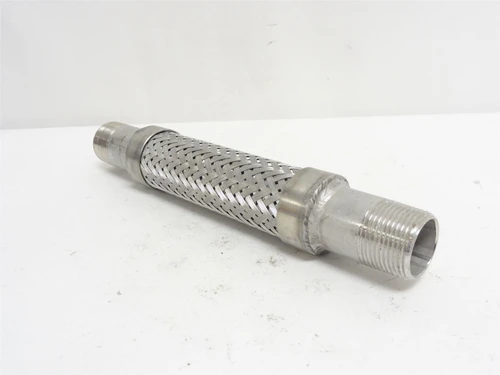 MFG- 91390282; Braided Flex Hose; SS; 1NPT; 10" Long
