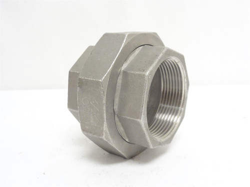 Merit Brass K487-40; Pipe Union; SS-304; Size: 2-1/2NPT