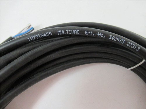 Multivac 107918459; Cable Conn 5 HOLE 125V 10MM Conn One End