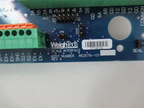 WeighTech WE0076-101; Control Interface Board Rev A