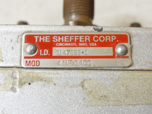 Scheffer 4MAFX14CC; Pneumatic Cylinder; 4"ID x 14" Stroke