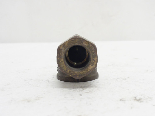 MFG- 8-8 DBZ-B; Brass Compression Elbow; 1/2" Tube x 1/2NPT