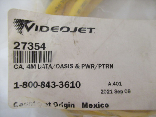 Video Jet 27354; Data Cable Oasis 4M Male to Female 4PIN