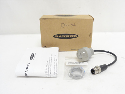 Banner K30ABT2FXGHQP; Illuminated Touch-Button 96649 12-30VDC