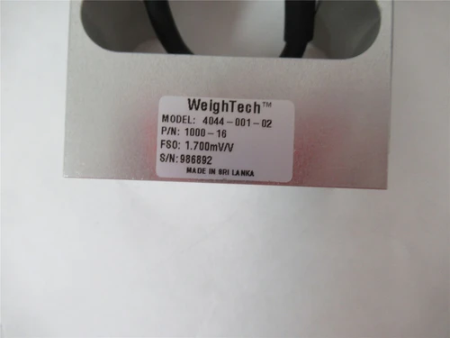 WeighTech 4044-001-02; Load Cell 24KG PN1000-16