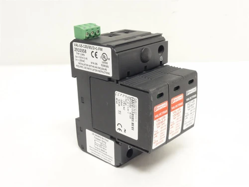 Phoenix VAL-US-120/65/2+1-FM; Surge Protector 2910358; 120VAC