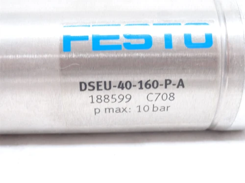 Festo DSEU-40-160-P-A; Air Cylinder 188599; 40mmID x 160mm Stk