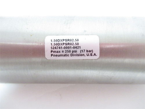 Parker 150DXPSR0250; Pneumatic AirCylinder1.5"Bore 2.5"Stroke