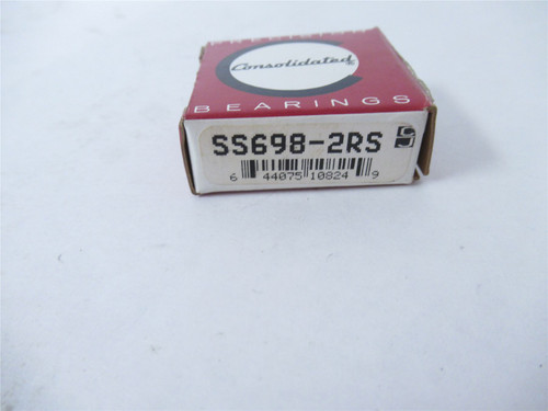 Consolidated SS698-2RS; Bearing 8mmID x 19mmOD x 6mmW