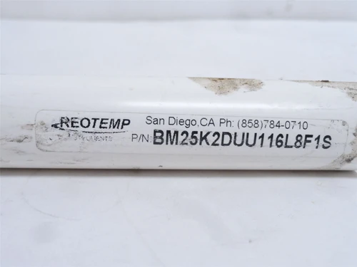 Reotemp BM25K2DUU116L8F1S; Thermocouple 116"; SS-316; 1/2NPT