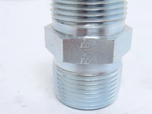 Brennan 5404-16-16; Steel Straight Adaptor; 1NPT x 1NPT