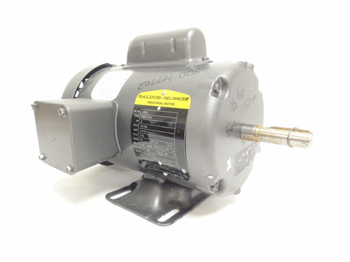 Baldor L3504; Motor; 1/2HP; 115/230VAC 1725RPM 1PH